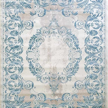 Турецкий ковер Amatis Lux 36567A STAN BLUE / BLUE