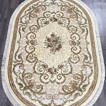 Ковер бельгийский 5094498440 KUNDUZ (Вискоза, кремовый)