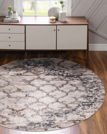 Ковер турецкий 03806A ARMINA (Хит-сет, бежевый, серый)