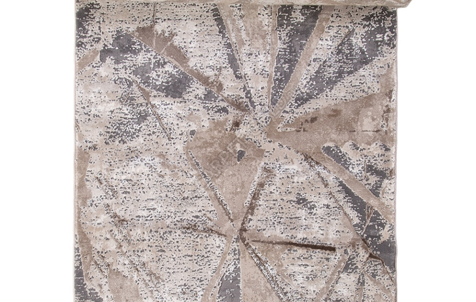 Турецкая ковровая дорожка 04022C - GREY / BROWN - коллекция ARMINA