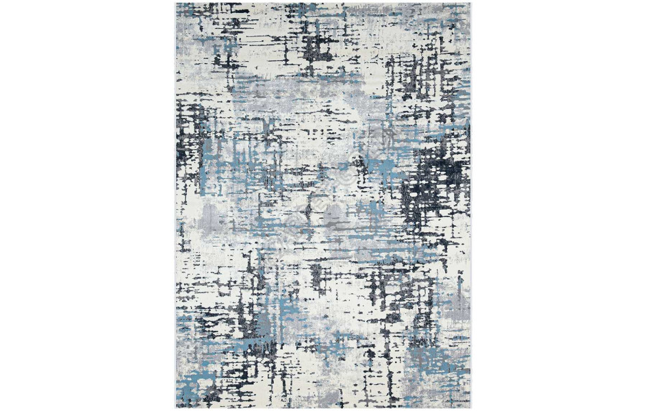 Ковер 37394A STAN L.GREY / BLUE CKM Kremlin