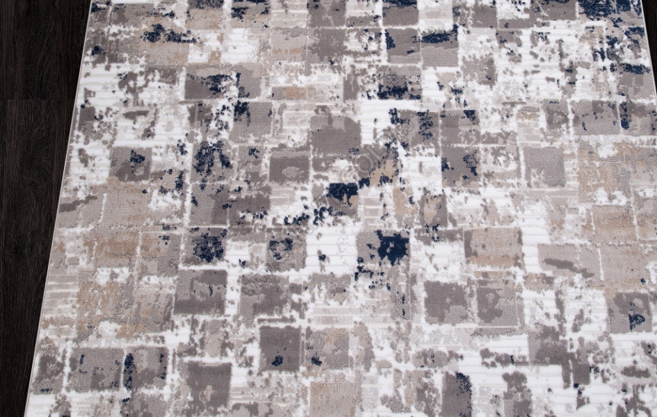 Ковер 8671 - GRAY-BLUE - Прямоугольник - коллекция RICHI
