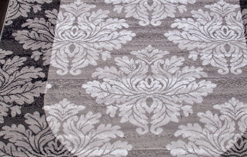 Ковер d213 - GRAY - Овал - коллекция SILVER