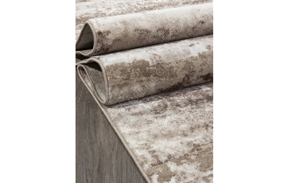 Ковер в стиле модерн F176 - BEIGE - Прямоугольник - коллекция ALABAMA