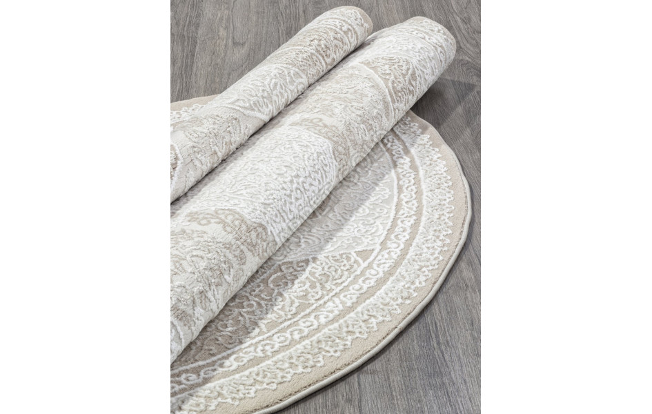 Ковер 04088A - BROWN / BROWN - Круг - коллекция ARMINA