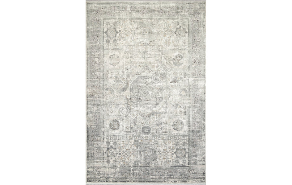 Ковер Y5084F - GREY / GREY - Прямоугольник - коллекция EMPEROS OLIMPOS