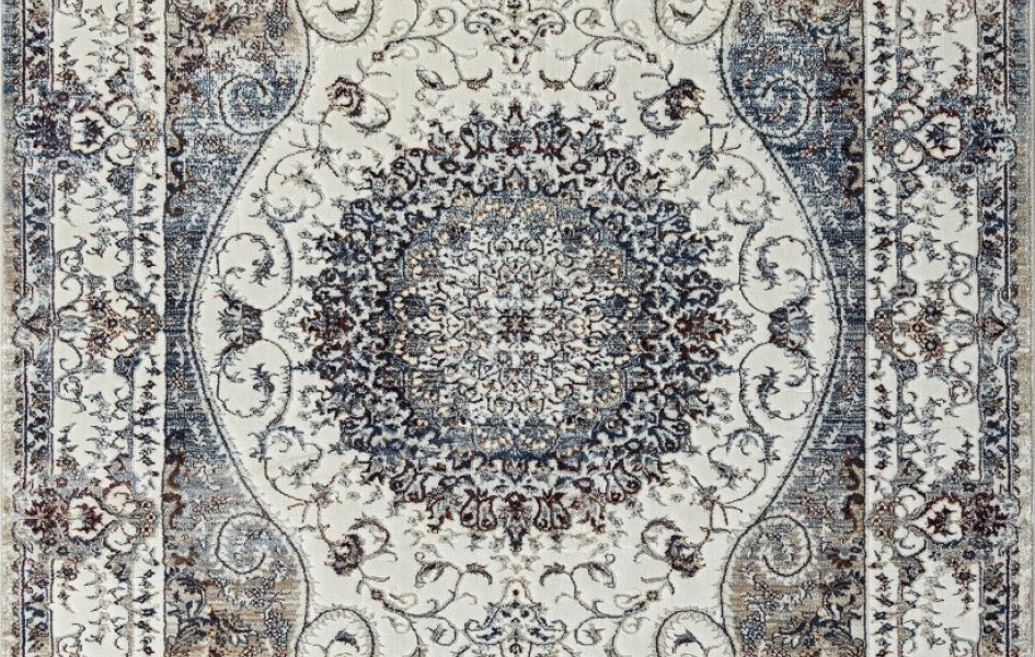 Ковер 00641D - D.BLUE FDY / BEIGE FDY - Прямоугольник - коллекция ASADU