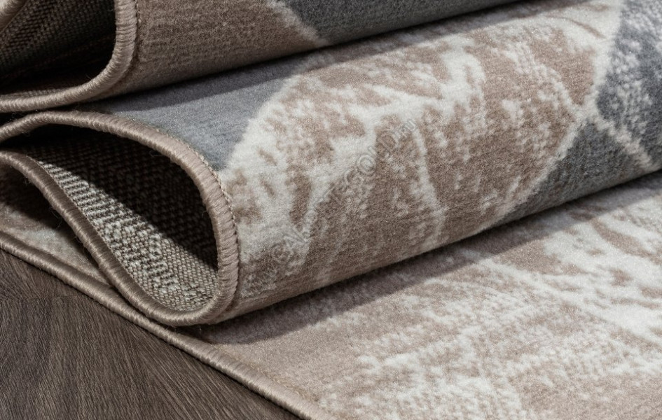 Ковер F354 - BEIGE-BLUE - Прямоугольник - коллекция SIERRA