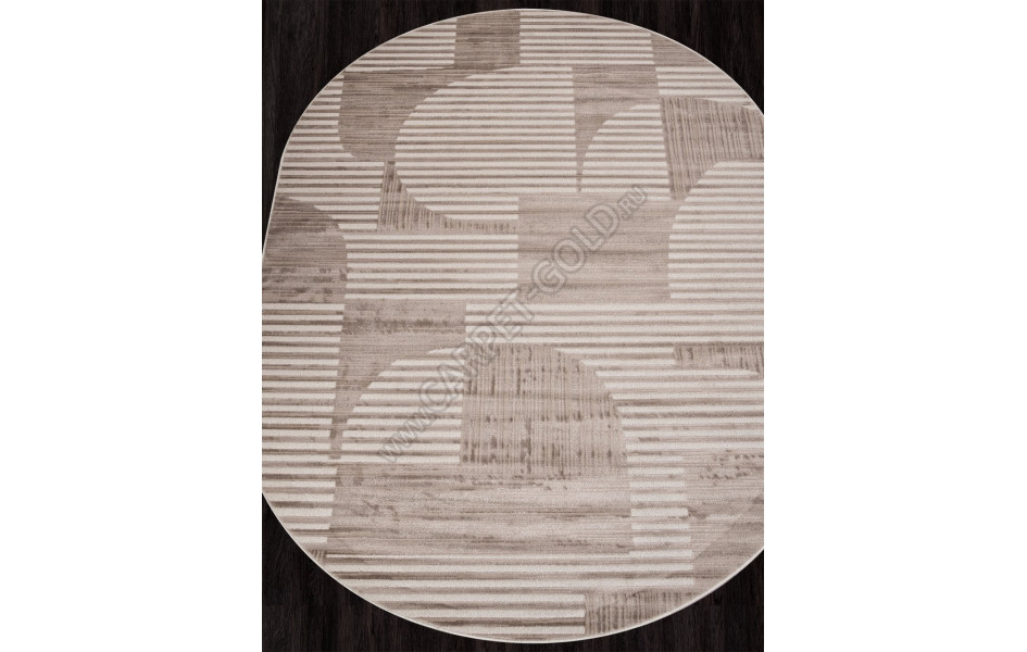 Ковер F440 - BEIGE - Овал - коллекция DIOS