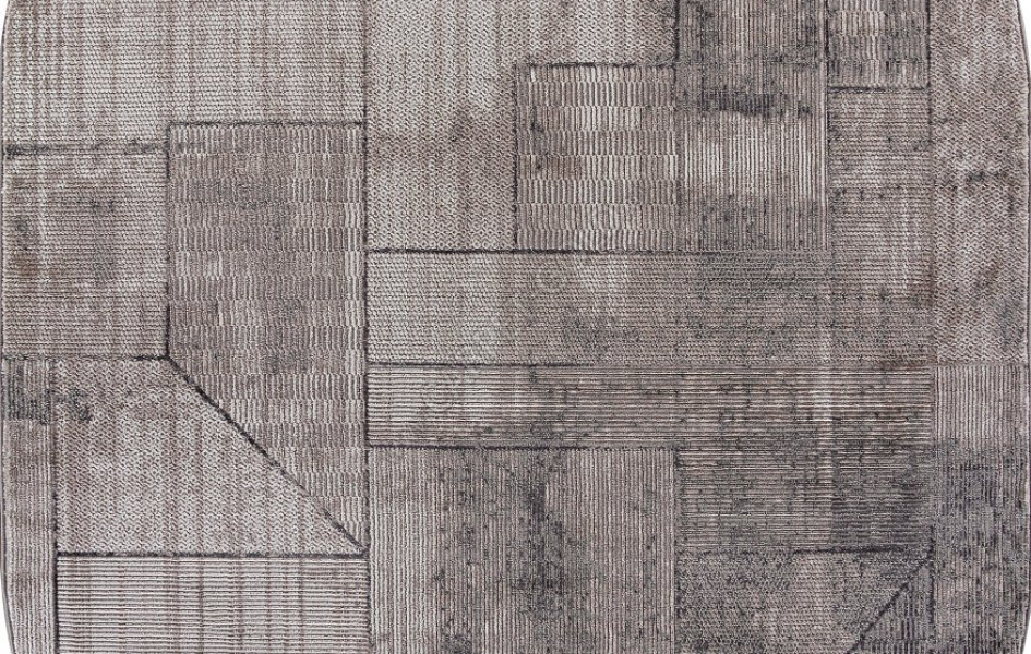 Ковер O2131 - 995 GREY / GREY - Овал - коллекция BRAND