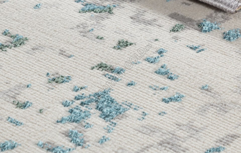 Ковер F477 - GRAY-BLUE - Дорожка - коллекция LIMAN