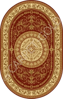 Бордовый ковер